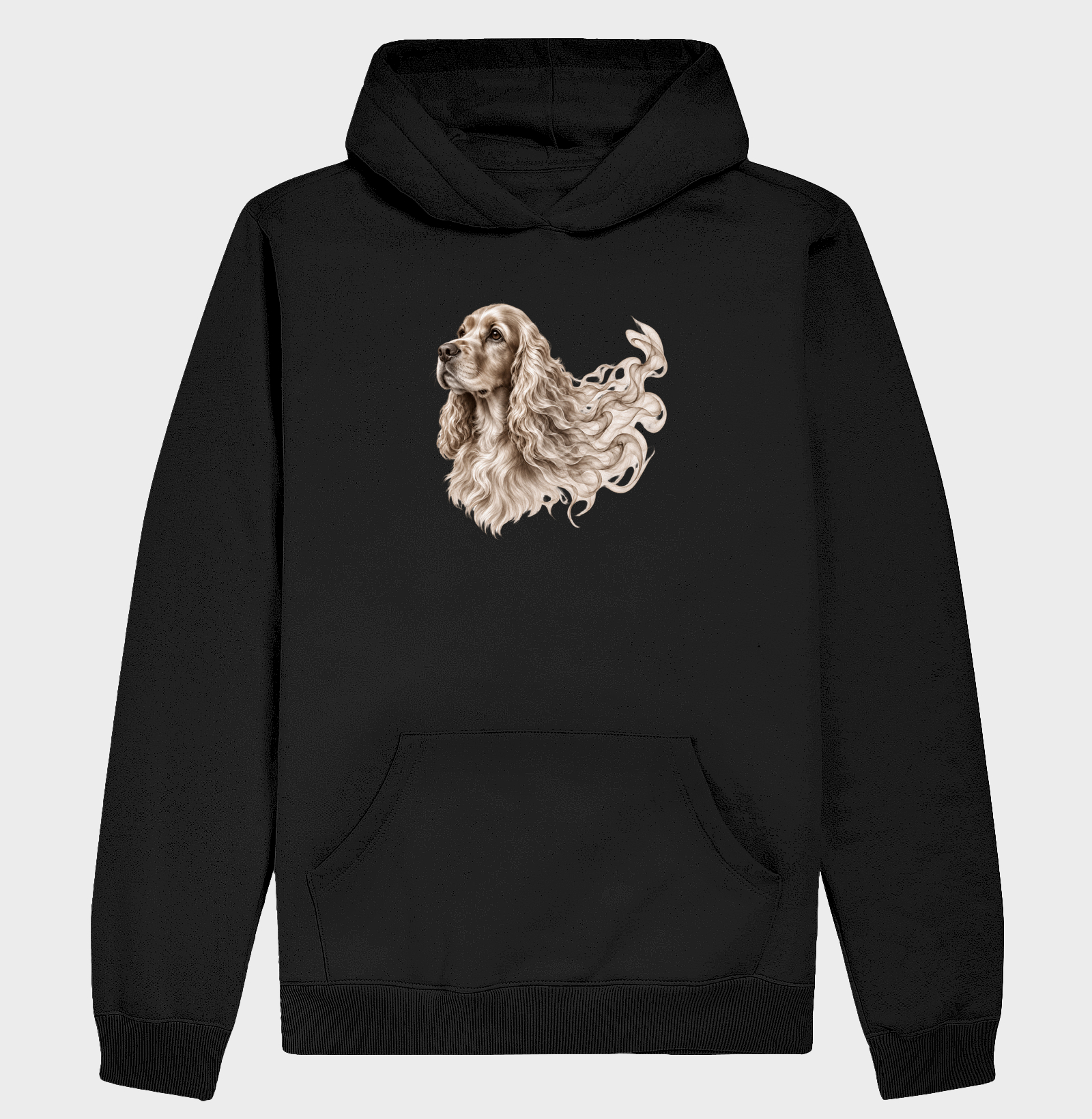 Cachorro se Desfazendo em Fumaça - Hoodie Moletom