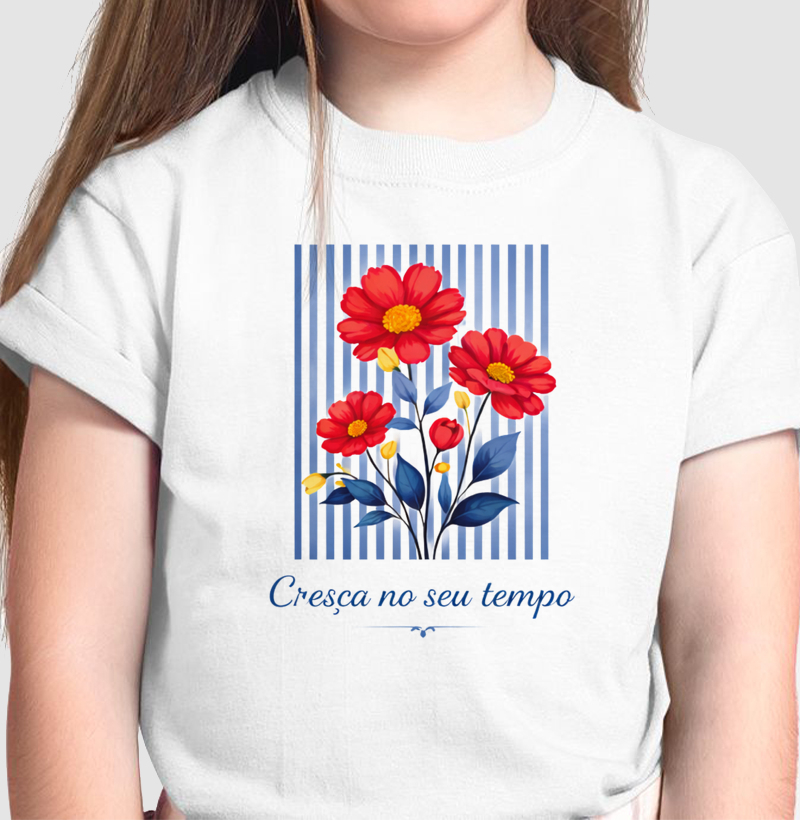 Camiseta Cresça no seu tempo