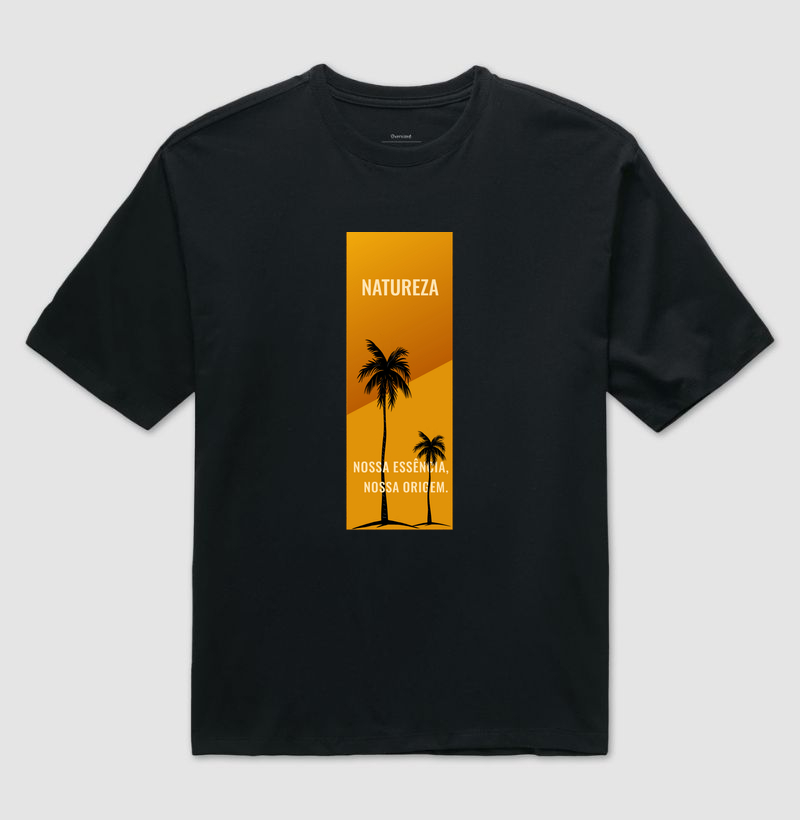Camiseta Oversized Natureza (Essência) - Camiseta Oversized