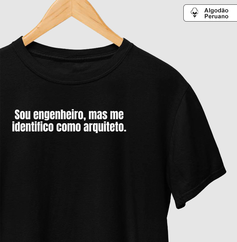 Sou engenheiro, mas me identifico como arquiteto
