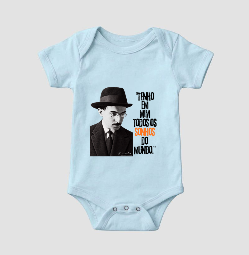 Tabacaria - Fernando Pessoa - Body Infantil