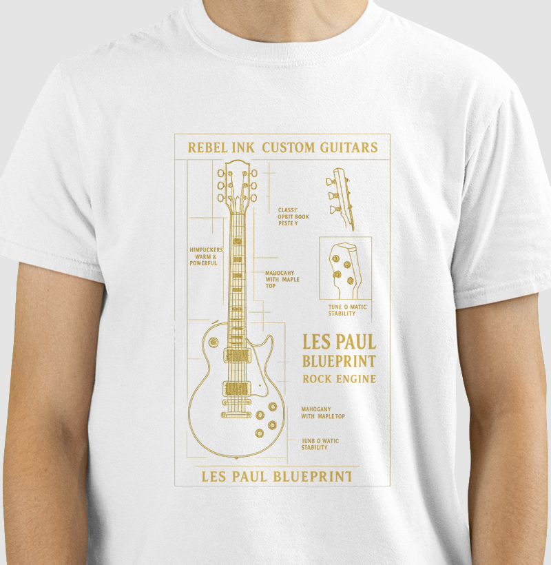 camiseta-rebel-ink-les-paul-blueprint-guitarra-rock-engine