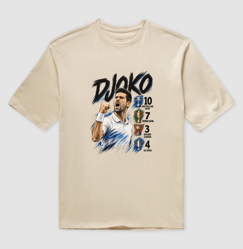 Djoko Slams - Camiseta Oversized