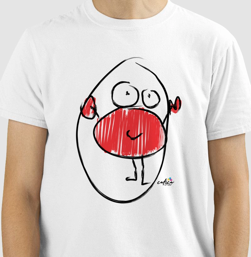 Camisa adulto de Algodão com estampa "Sirihomem"