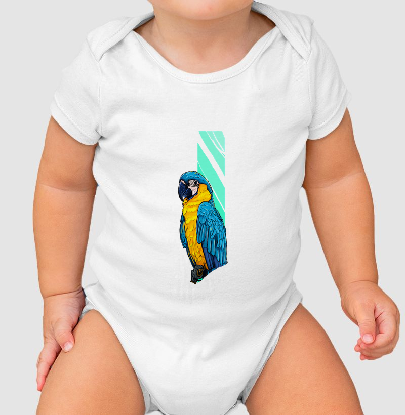 Body Infantil A Arara Canindé