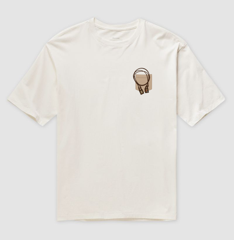 Camiseta Oversized Escapulário