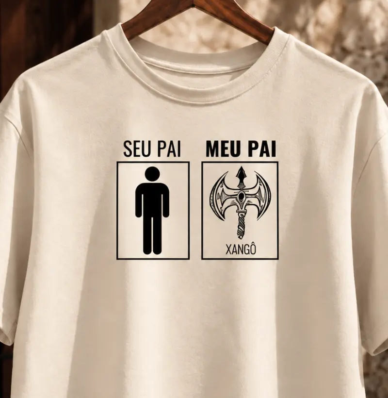 MEU PAI XANGÔ - Camiseta Oversized