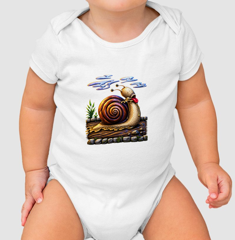 Body Infantil Caracol 3D