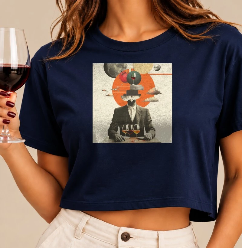 Camiseta Universo do Vinho - Cropped