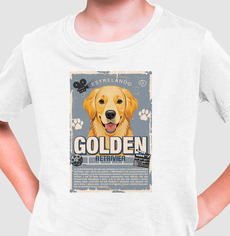 Cartaz de Cinema Golden Retrivier