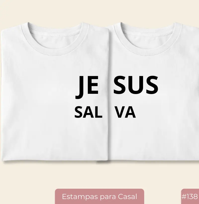 Camiseta Je Sal/ Jesus Salva