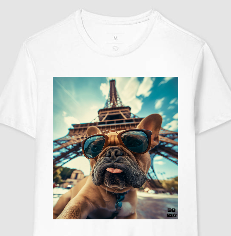 Camiseta Bulldog Frances "Selfie 2"