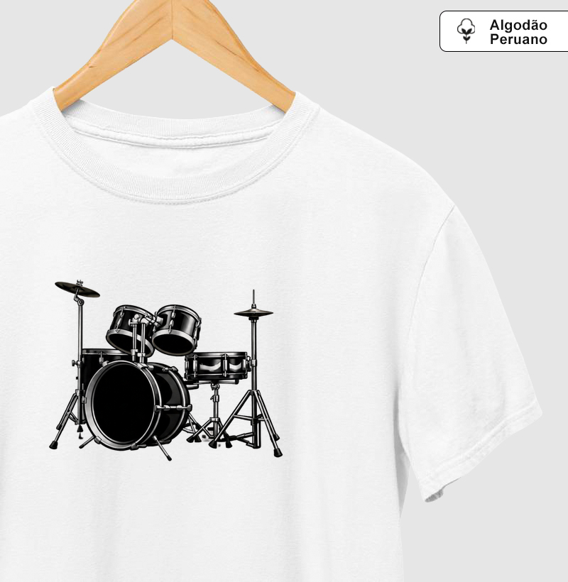 Bateria - WF - Camiseta Algodão Peruano