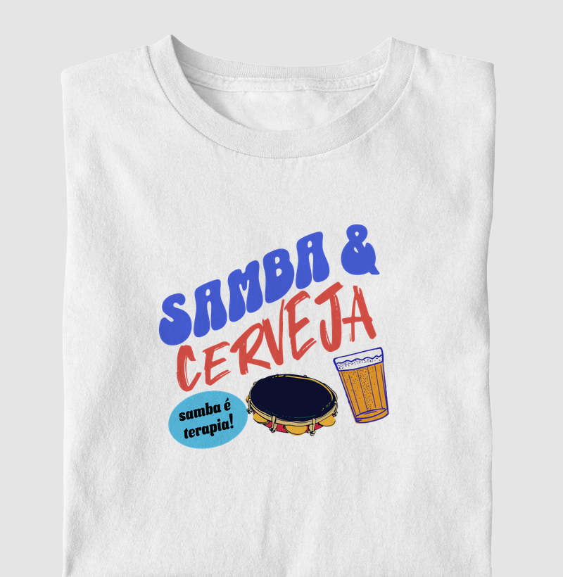 Camiseta Samba & cerveja