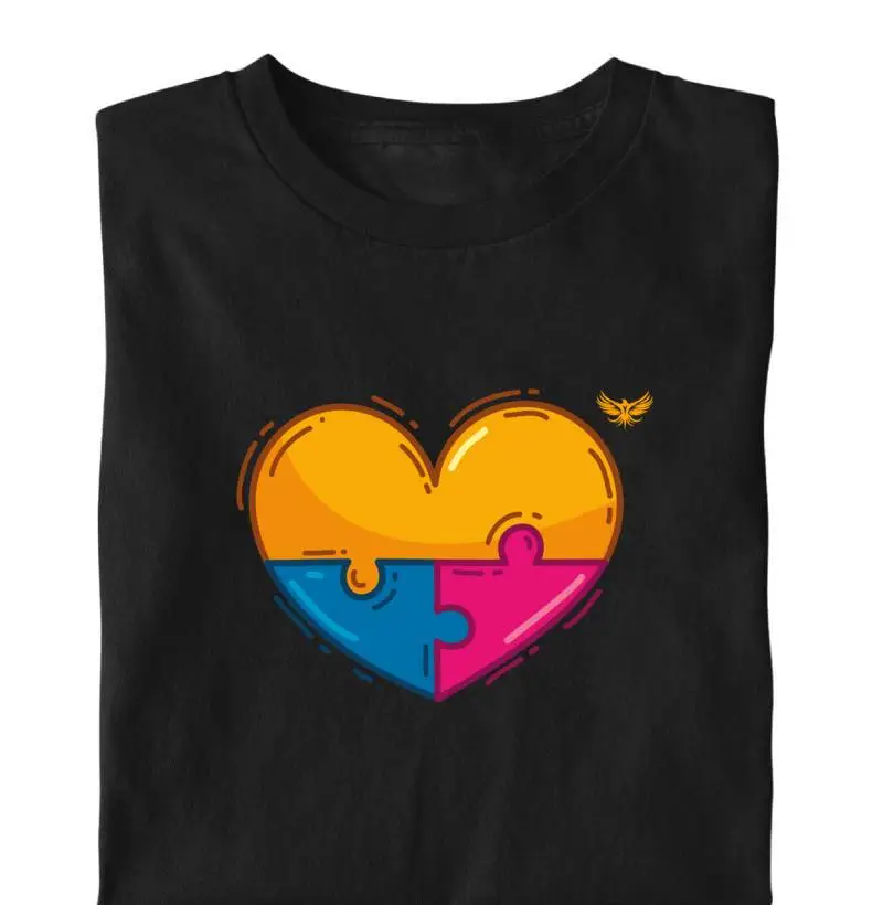 Autismo coração de lata