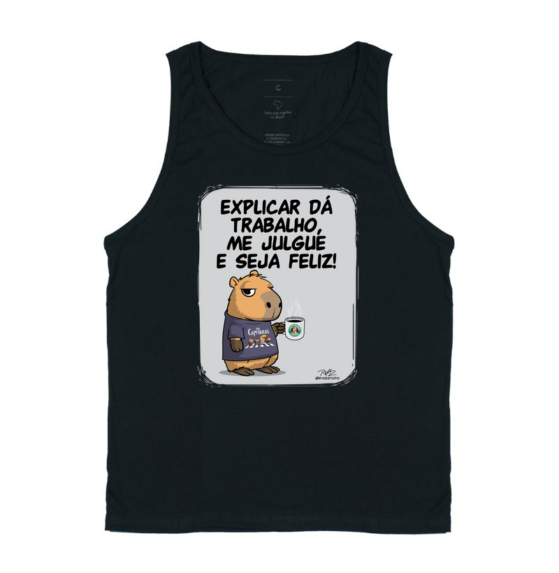 Camiseta Capivara me julgue
