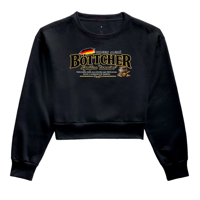 Böttcher  - Cropped Moletom