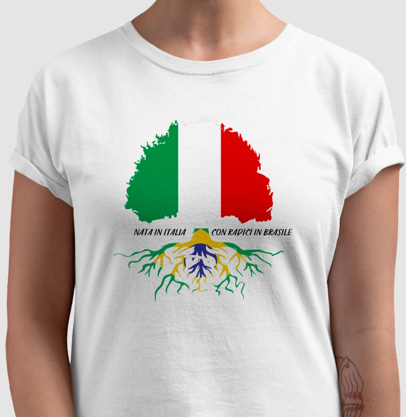 Nascida na Itália com raízes no Brasil