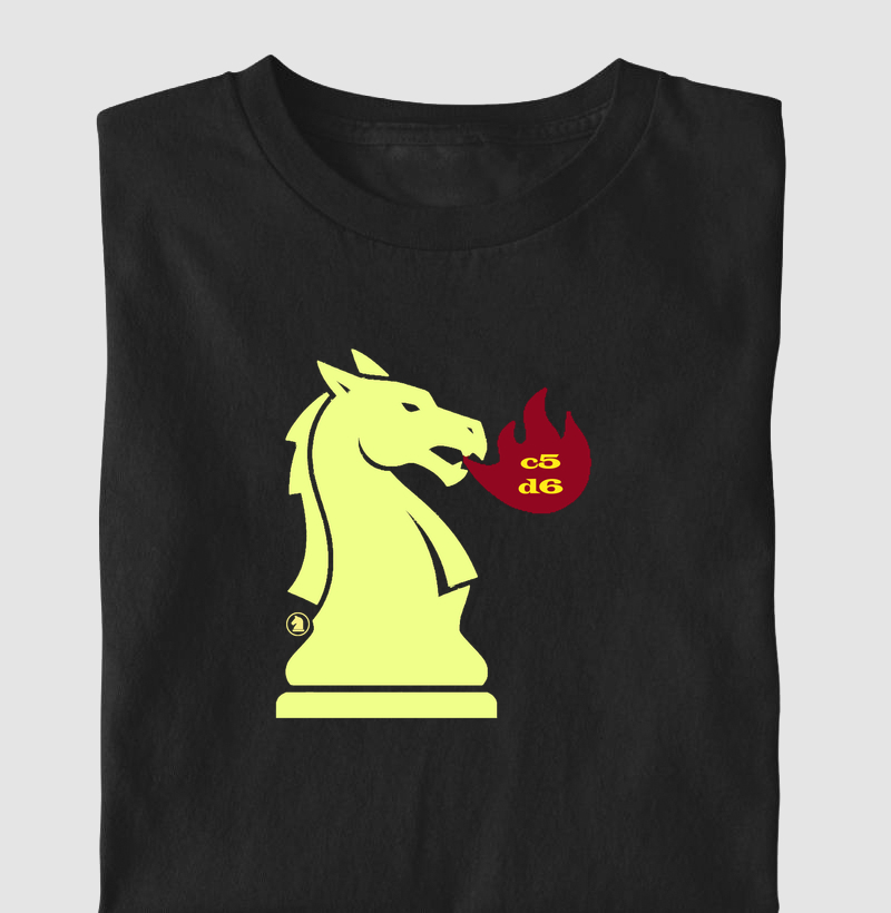 Dragão - formato de peça de xadrez