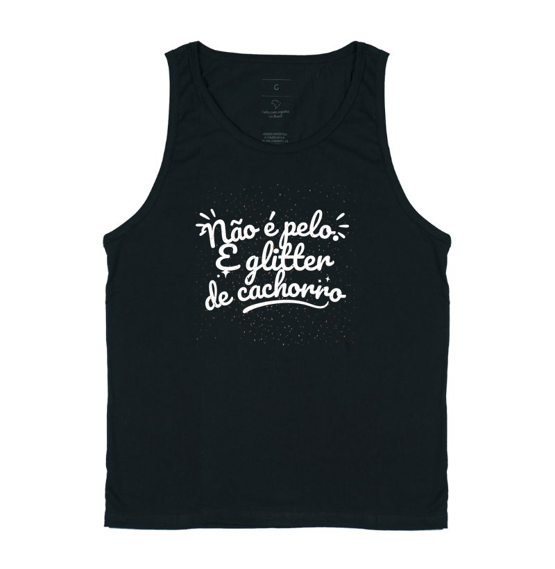 Não é pelo é Glitter – Camiseta Patinha na Beca