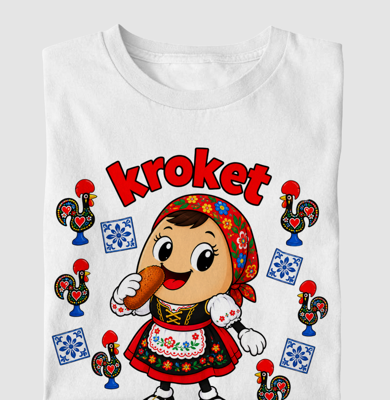 Egg Kroket - Portugal - Camiseta Infantil