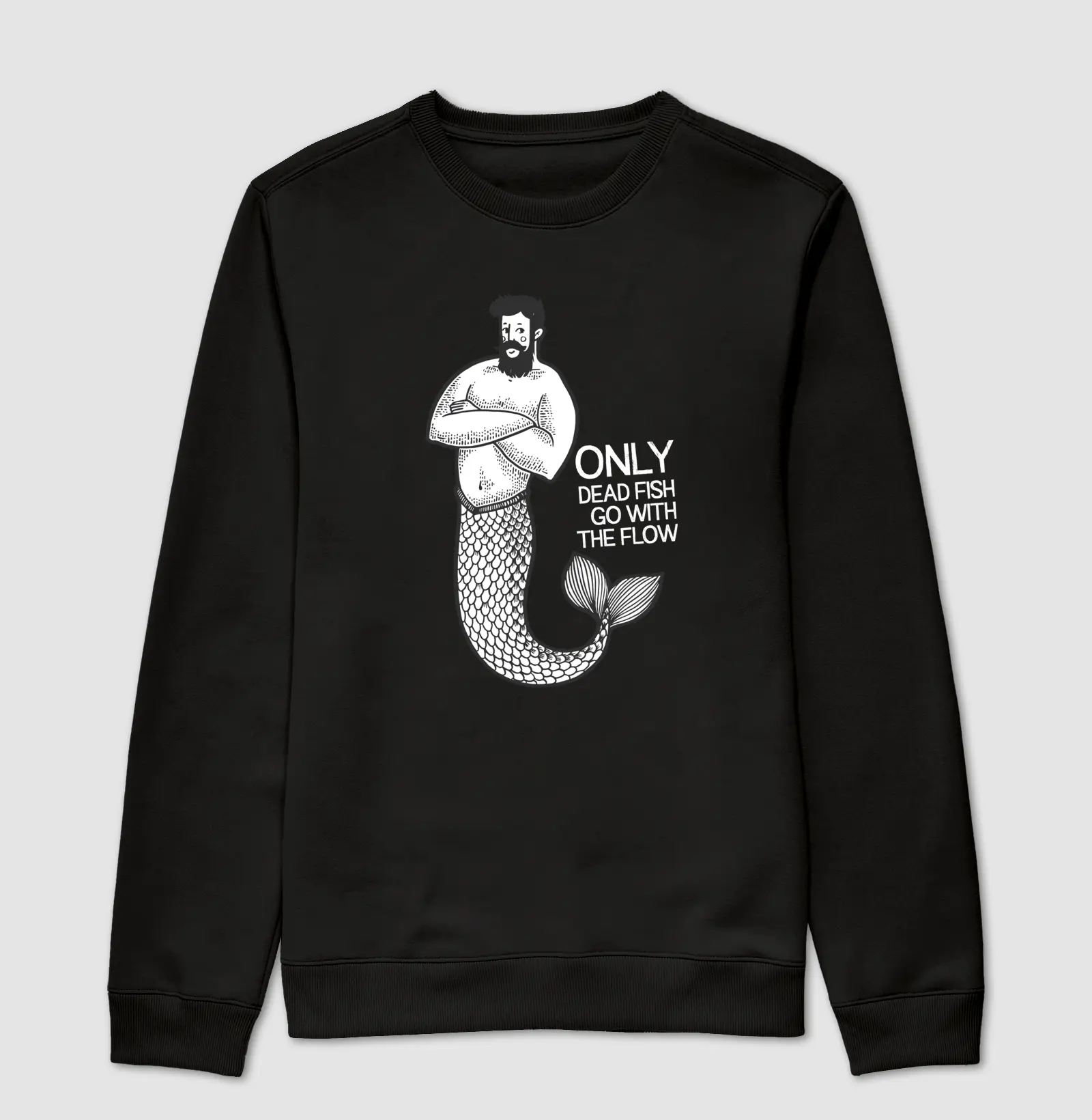 Only dead fish go with the flow