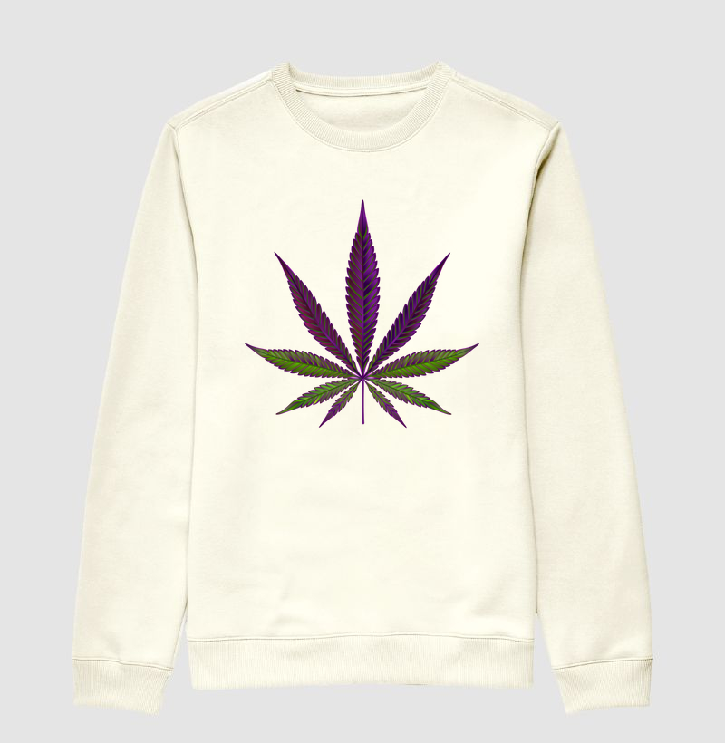 Folha Roxa Moletom Premium