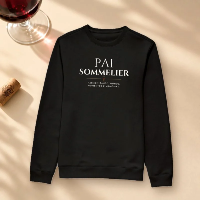 Moletom Pai Sommelier - Suéter Moletom