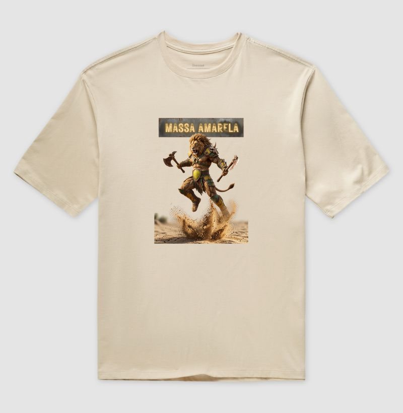 Camiseta Oversized Mirassol - Massa Amarela