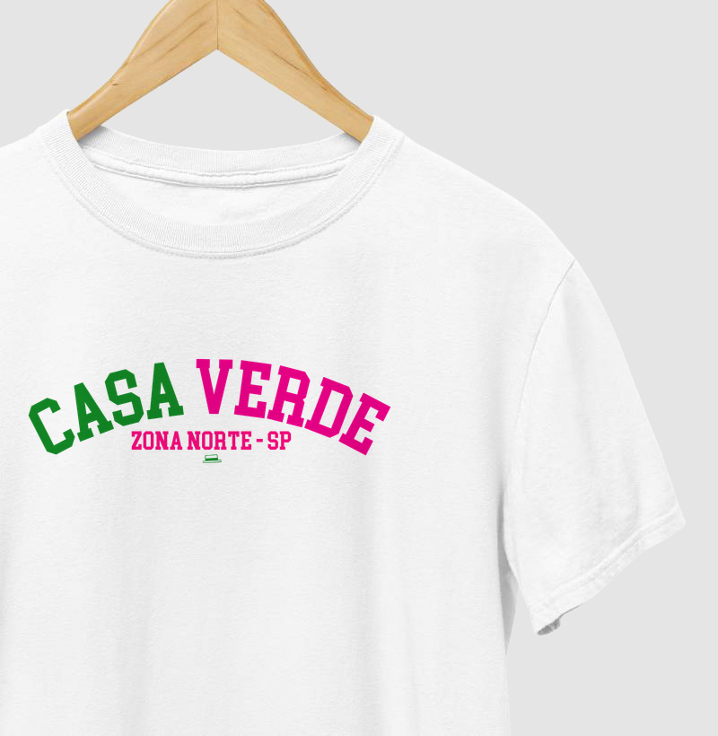 Casa Verde (verde e rosa) - Retrô