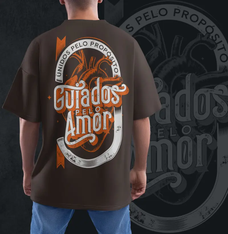 Camiseta Oversized | Guiados pelo Amor