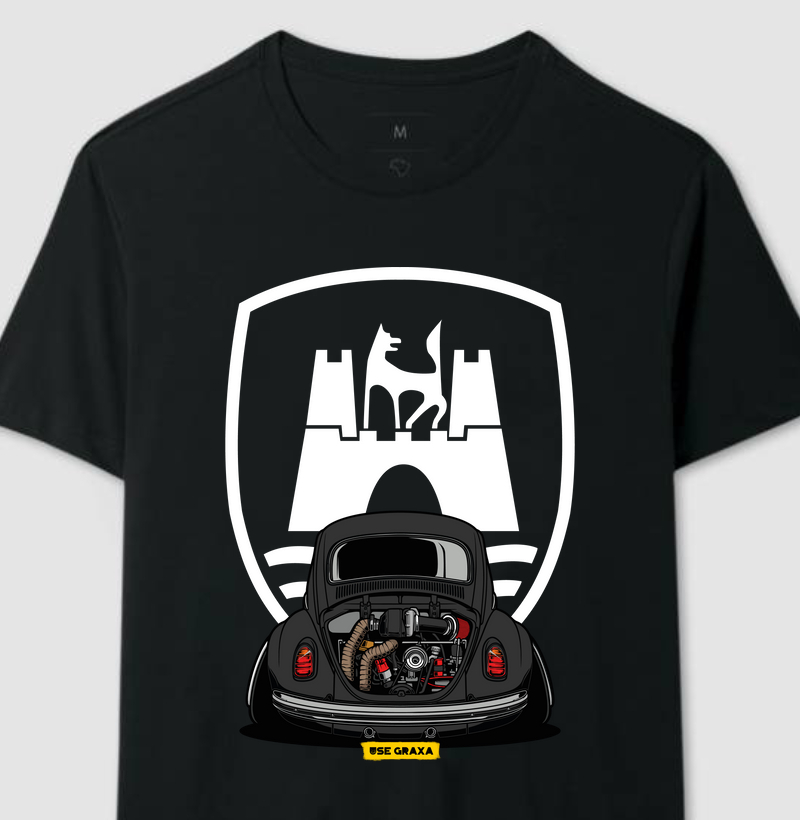 Wolfsburg VW Fusca Preto