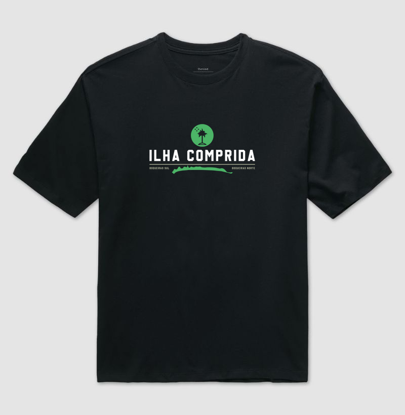Camiseta Oversized Ilha Comprida