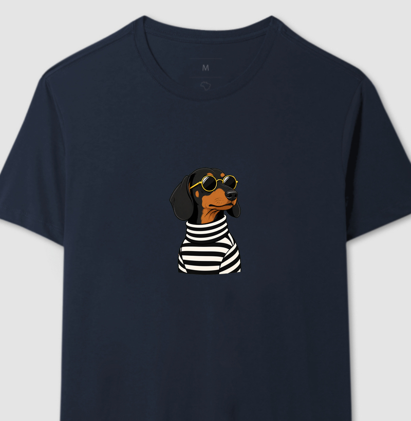 Otz Oversized Tee Dapper Dachshund