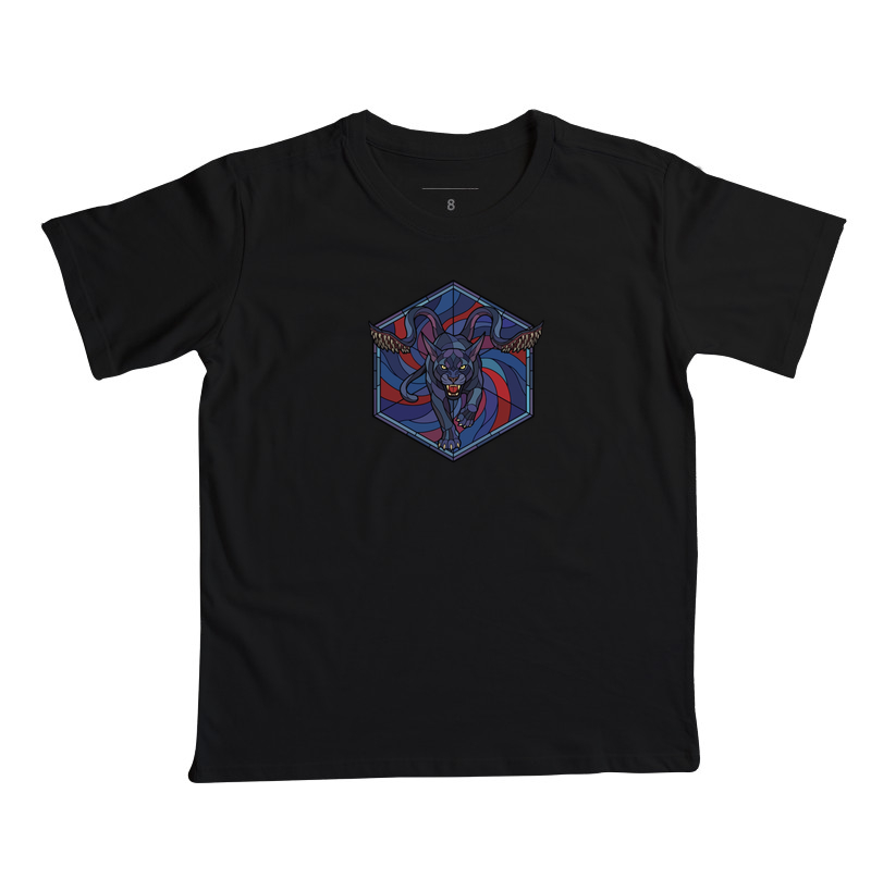PANTERA DESLOCADORA VITRAL - Camiseta Infantil