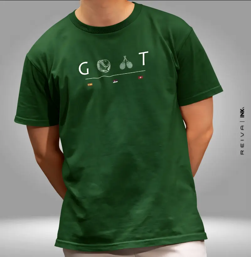 Camiseta Tênis - Big Three Goat's
