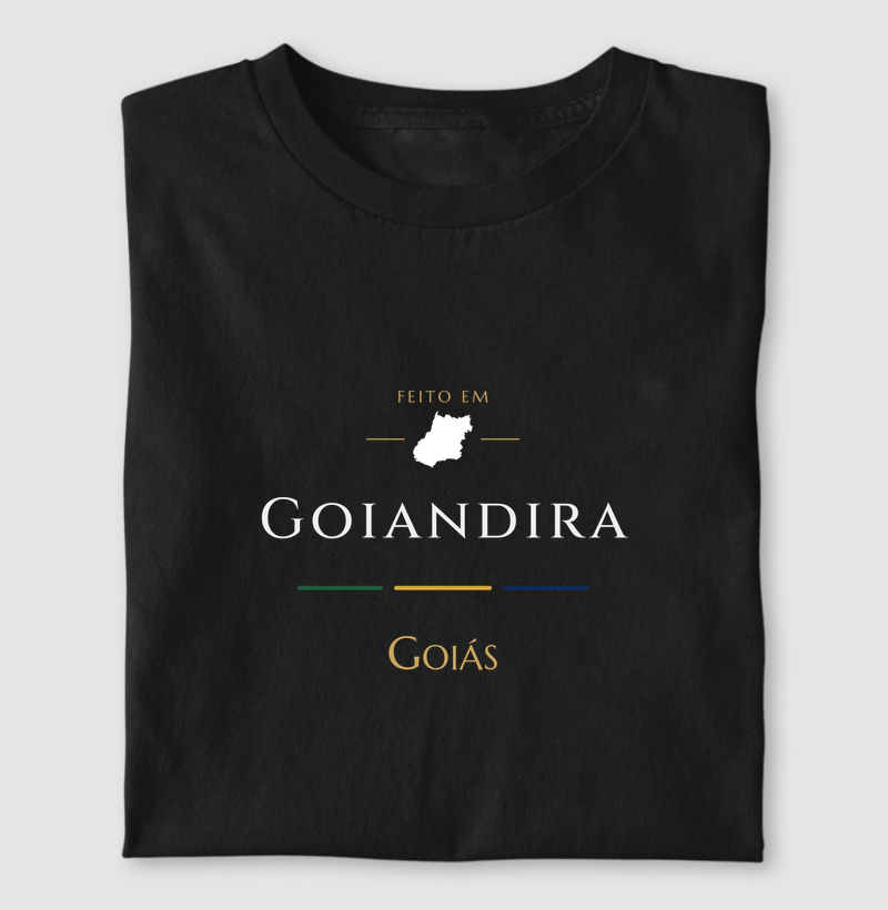 Feito em Goiandira GO - Camiseta