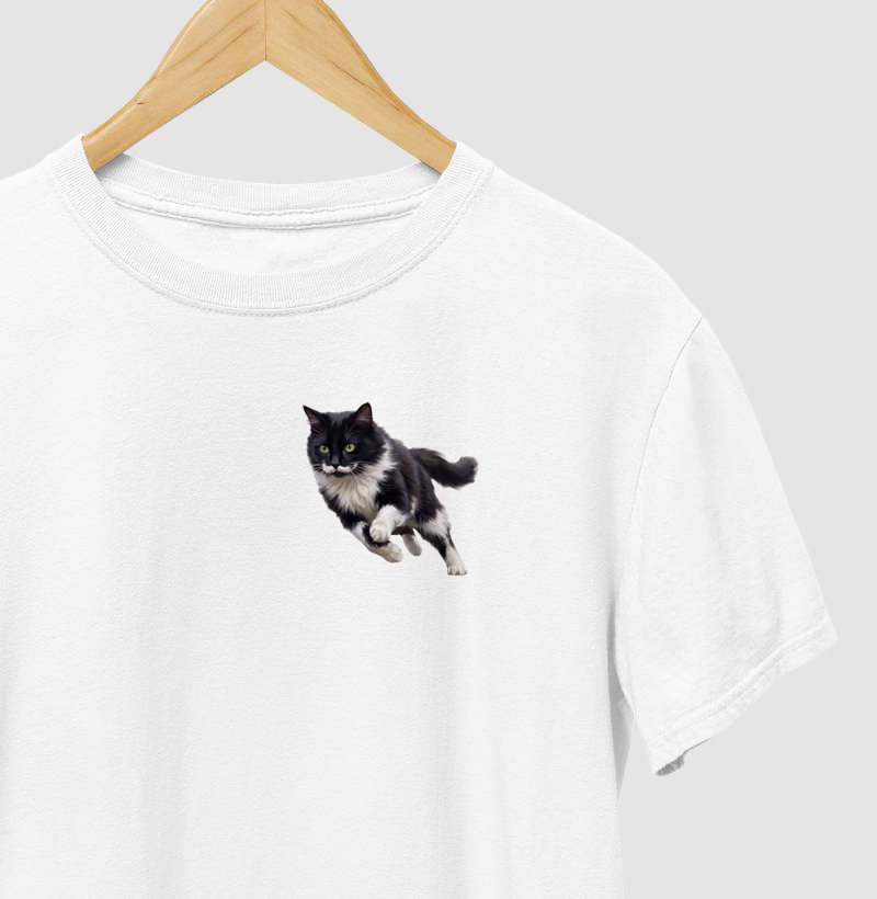 Gatinho Minimalista - Camiseta