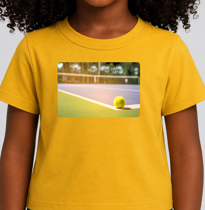 Bolinha na Quadra Rápida - Camiseta Infantil