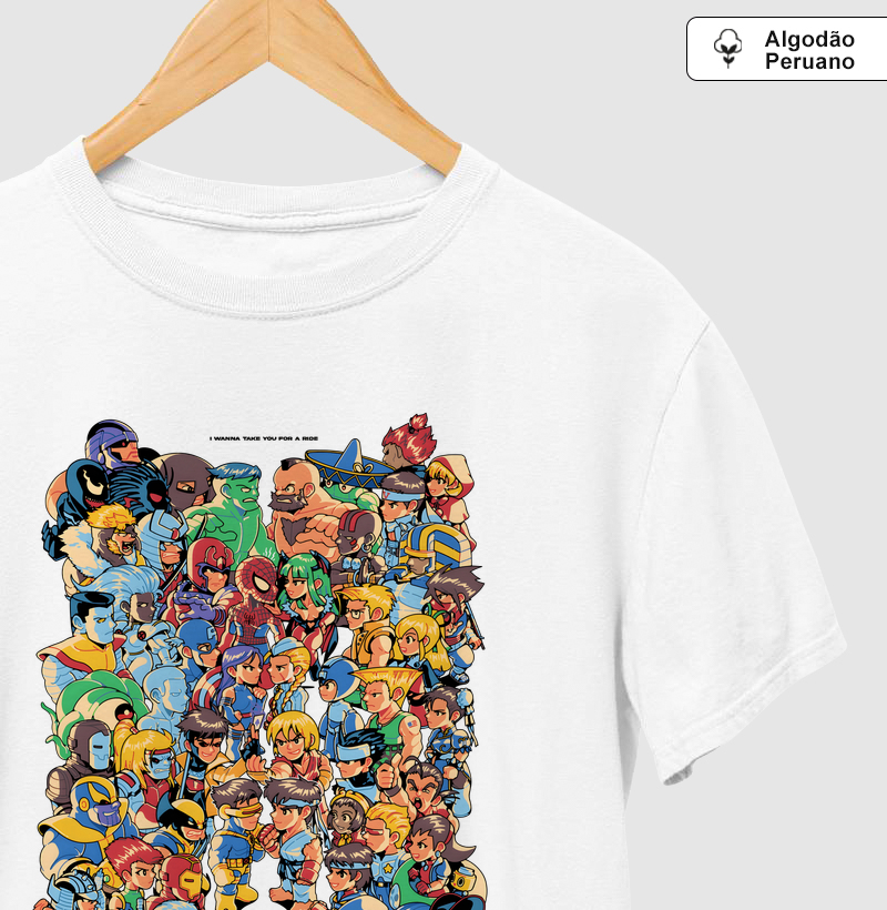 MvsC 2 - New Age of Heroes - Camiseta Algodão Peruano