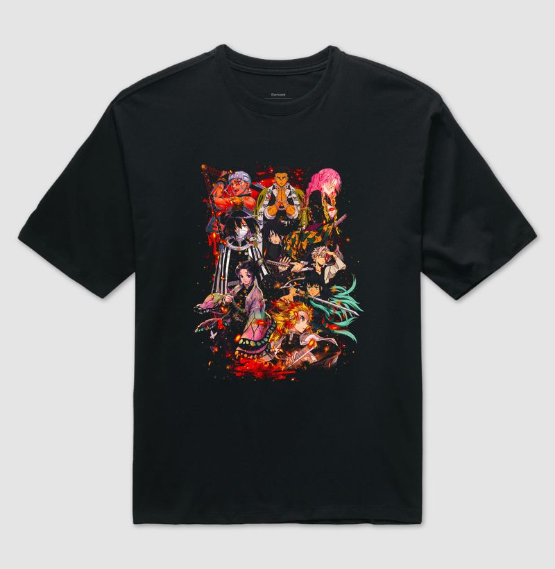 Camiseta Oversized - Hashiras