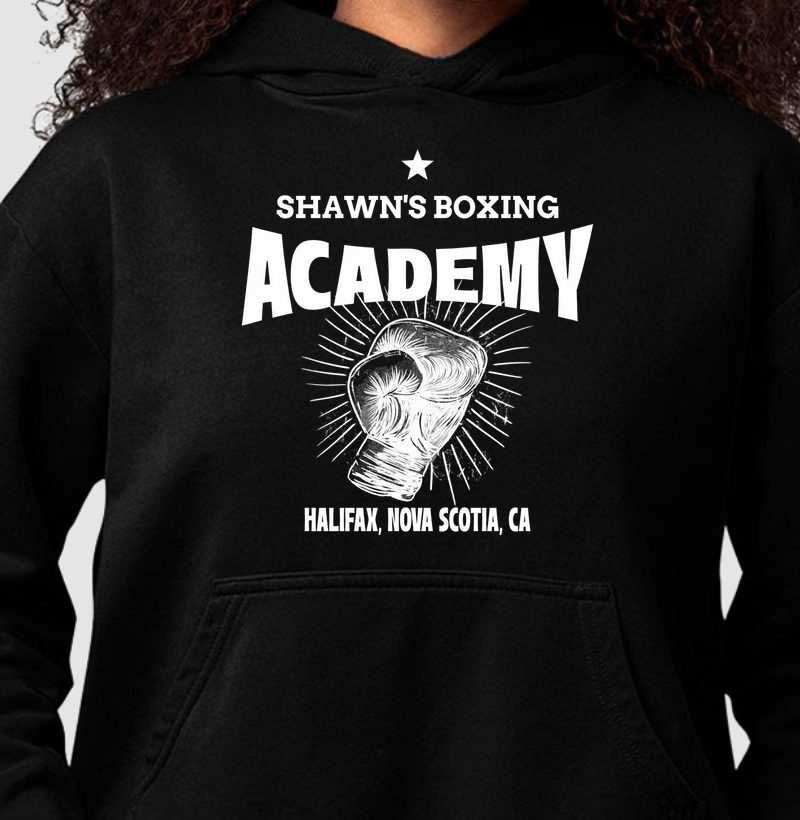 Shawn’s Boxing Academy estampa preta  (Amor Fati - GB Baldassari)