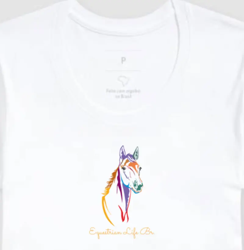 Horse Equestrian Life Br Camisa 