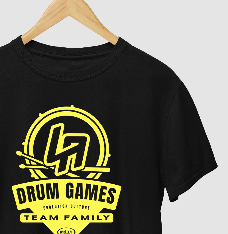 Camiseta 'Team Family' L.A Drum Games | Campo Grande (TIME AMARELO)