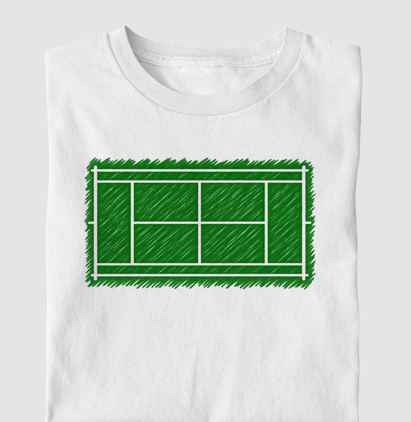 Quadra Verde Rabiscada - Camiseta