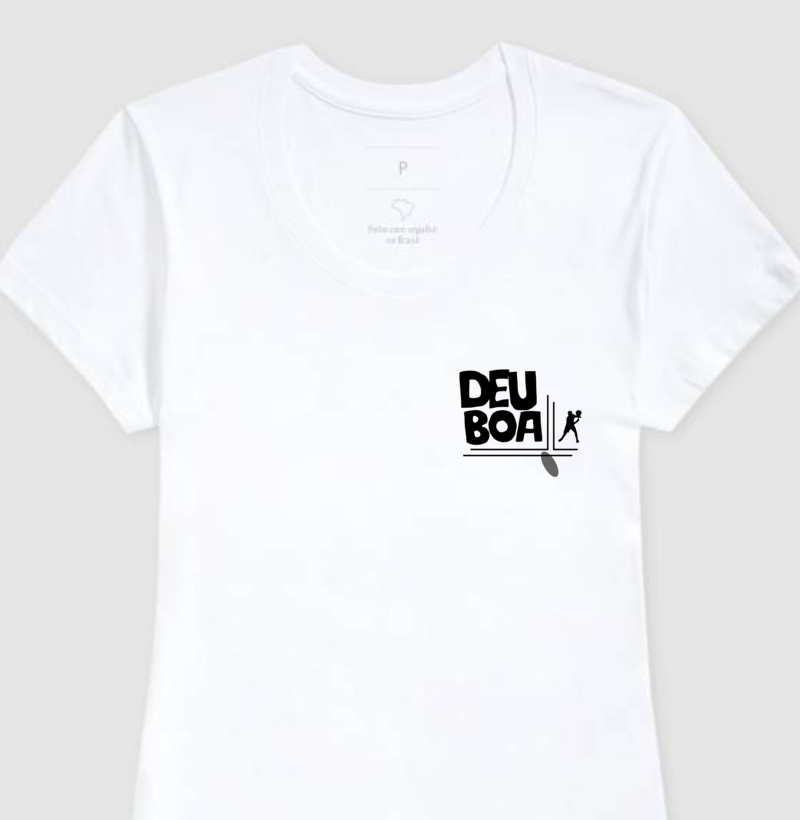 Camiseta Feminina Algodão Padel Club "Deu Boa"
