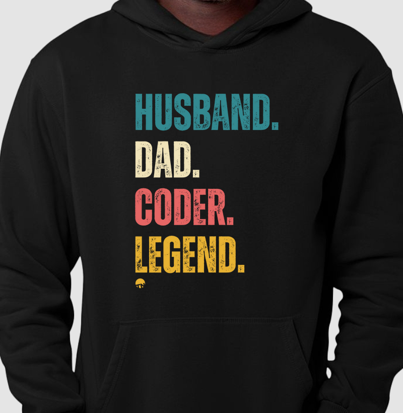 Moletom Hoodie Coder A Lenda em Inglês