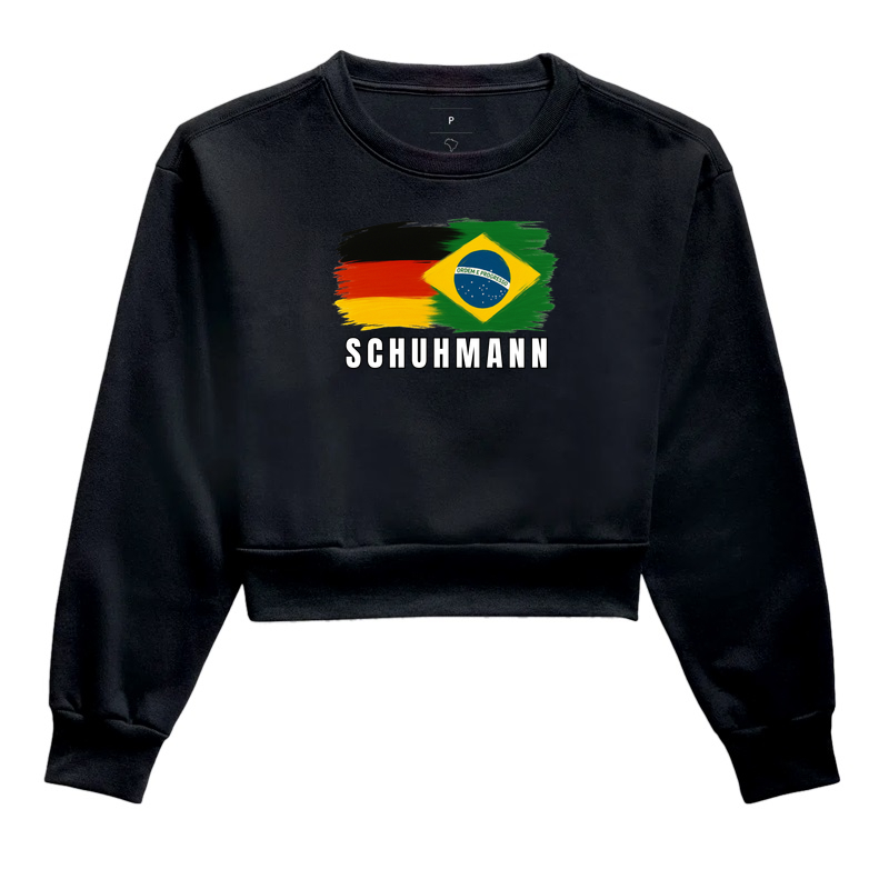 Schuhmann - Cropped Moletom