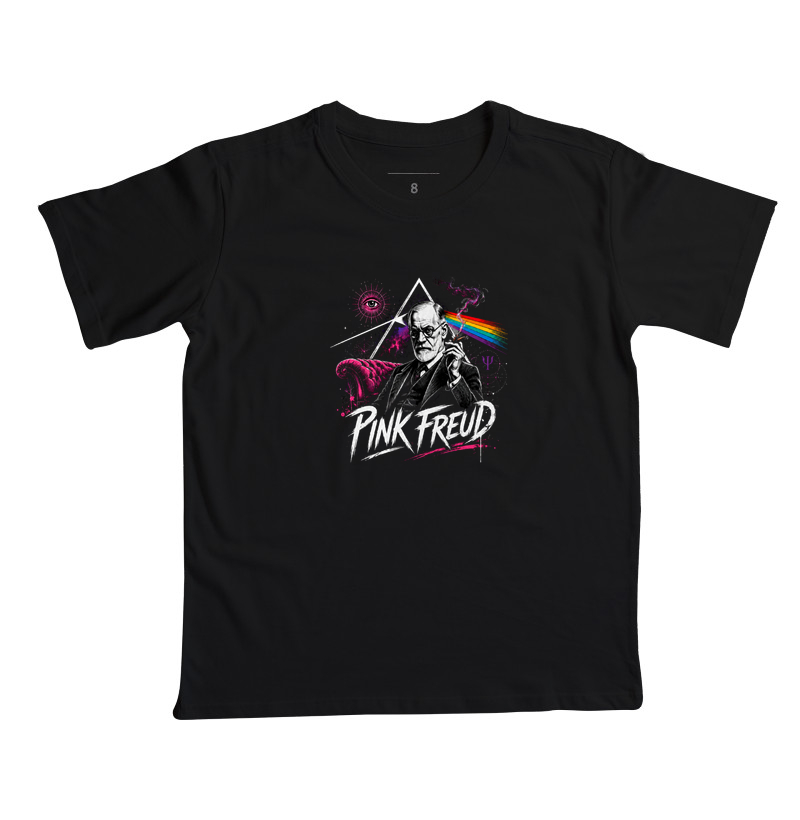 Camiseta de Filosofia Pink Freud - Rock e Filosofia