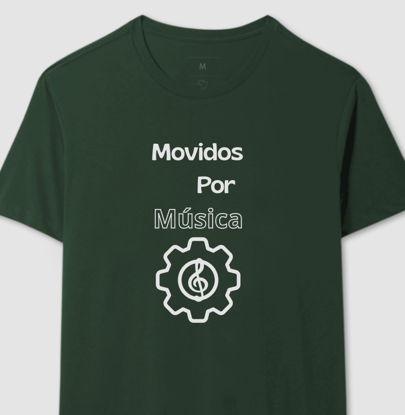 Camiseta Movidos Por Música